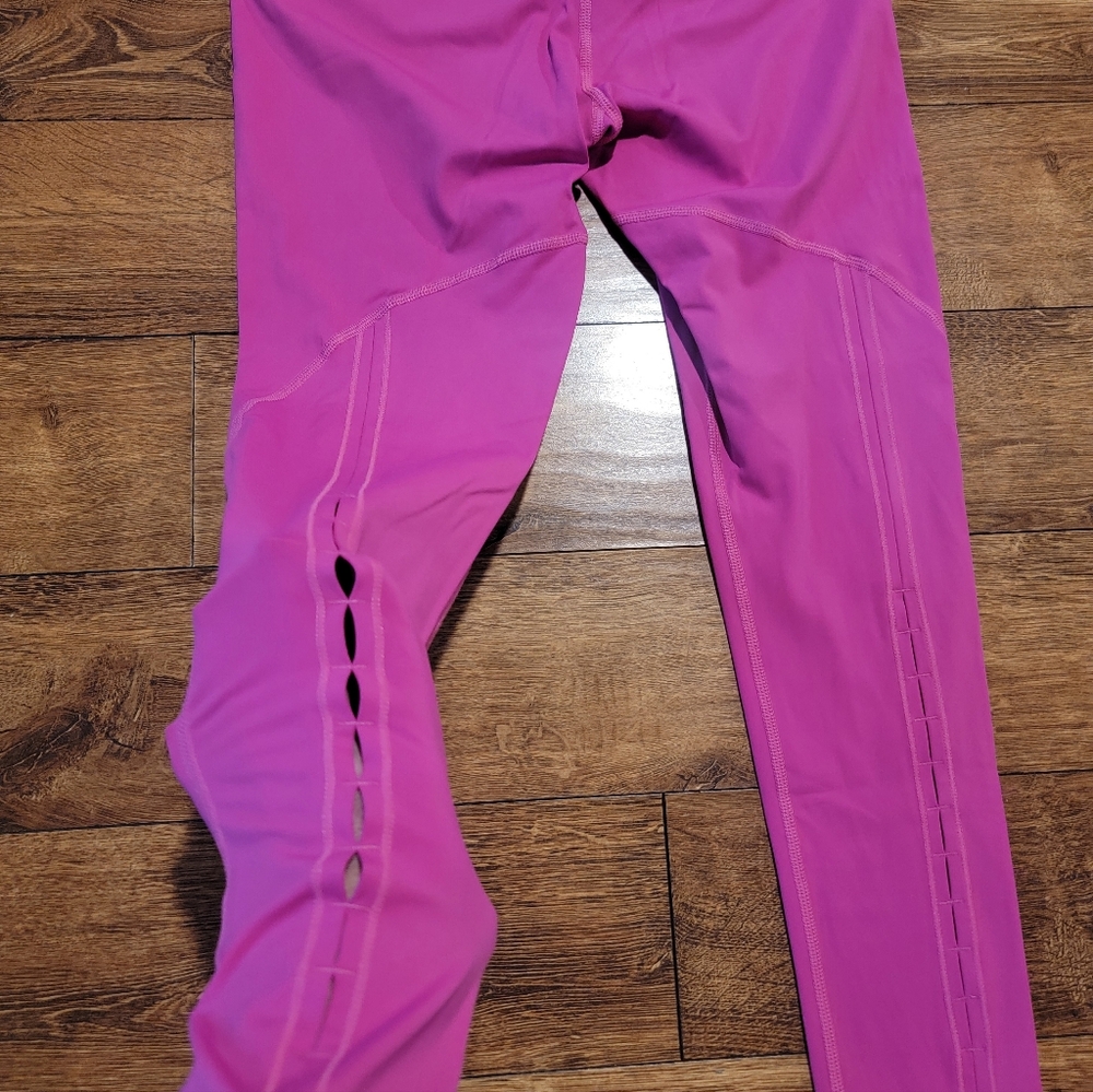 Zyia‎ Active Women's Leggings Butter Soft Excellent Condition Color Pink - Picture 5 of 5